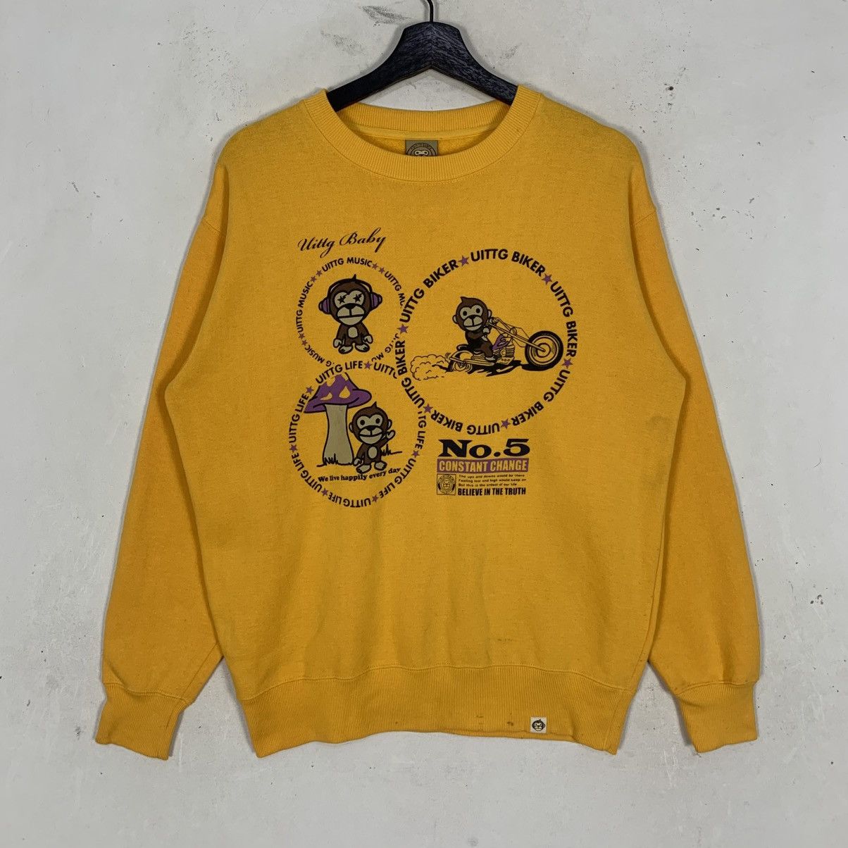 Japanese Brand UTTG BABY JapaneseBrand StreetWear Sweatshirt Swaeter Size US M / EU 48-50 / 2 - 1 Thumbnail