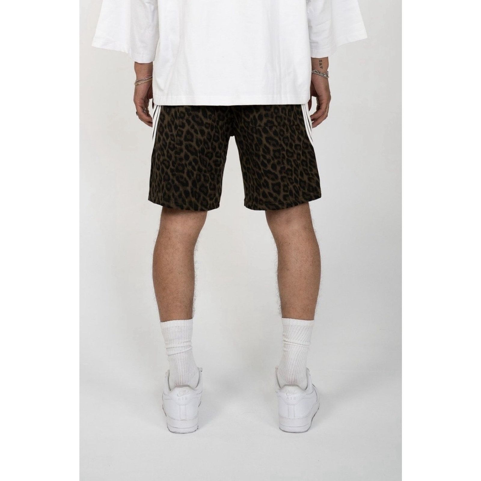 EPTM. EPTM Olive Leopard Print Shorts Streetwear Size L NWT Size US 34 / EU 50 - 4 Thumbnail