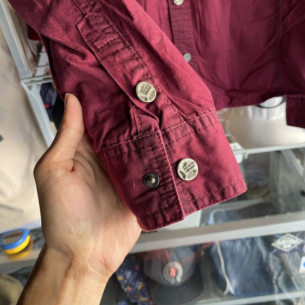 semanticdesign Semantic design Japanese Brand Punk Rock Grunge Button Shirt Size US M / EU 48-50 / 2 - 6 Thumbnail