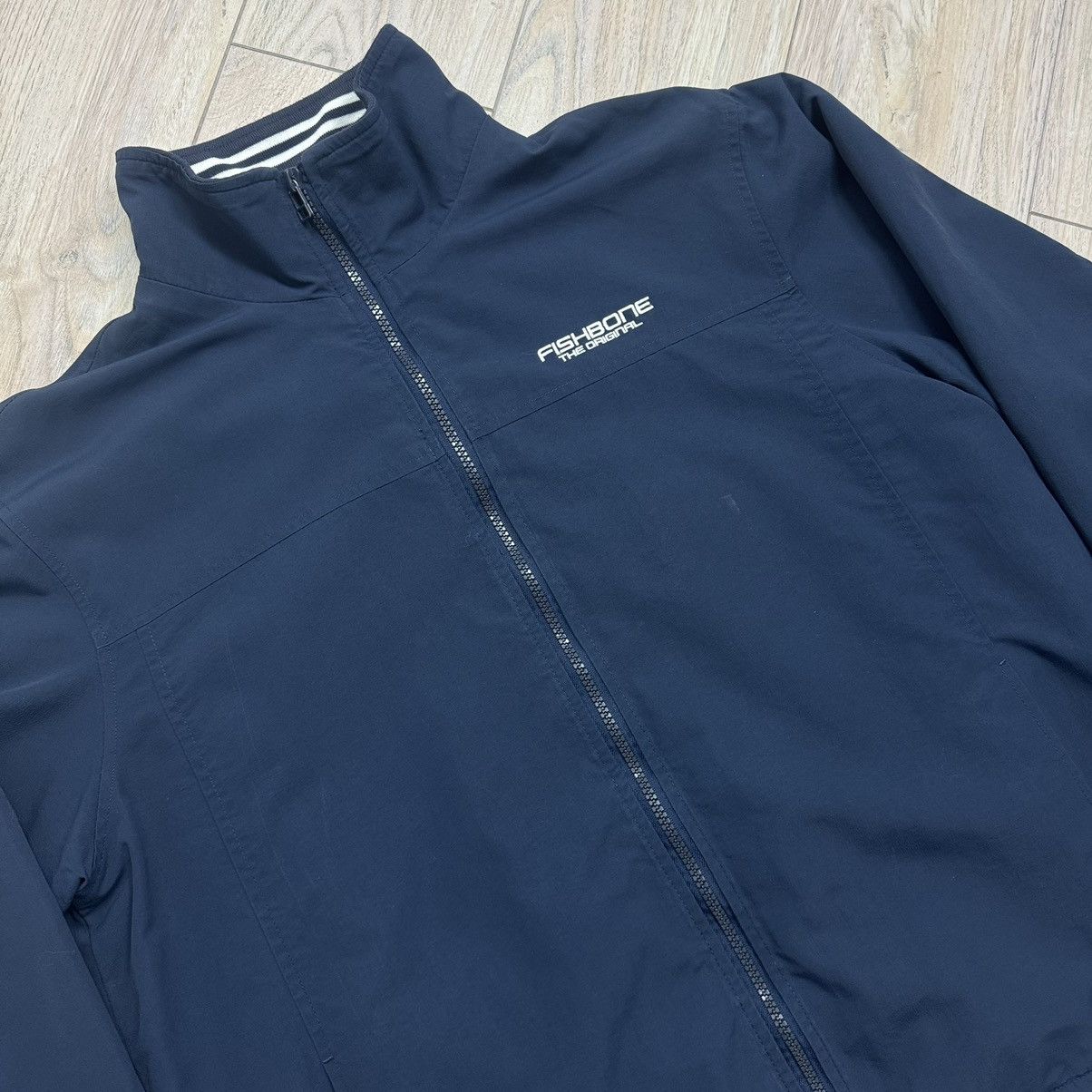 Vintage Vintage 90s Fishbone Zip Up Track Jacket Size US M / EU 48-50 / 2 - 1 Thumbnail