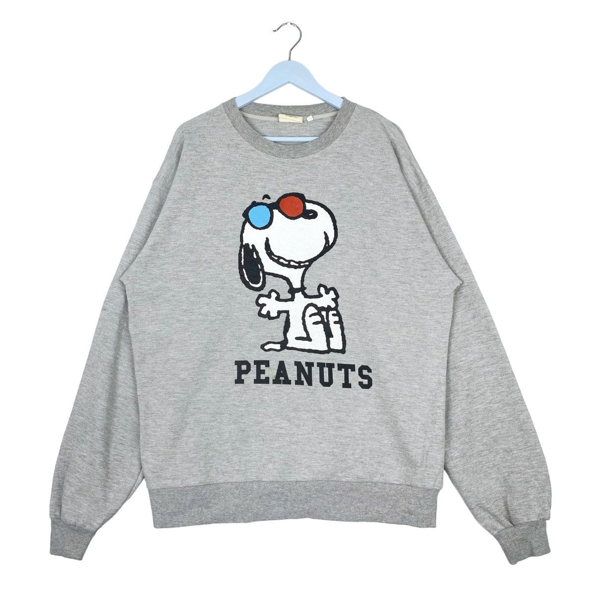 Peanuts Peanuts Big Logo Sweatshirt Crewneck Pullover Jumper Size US XL / EU 56 / 4 - 1 Thumbnail