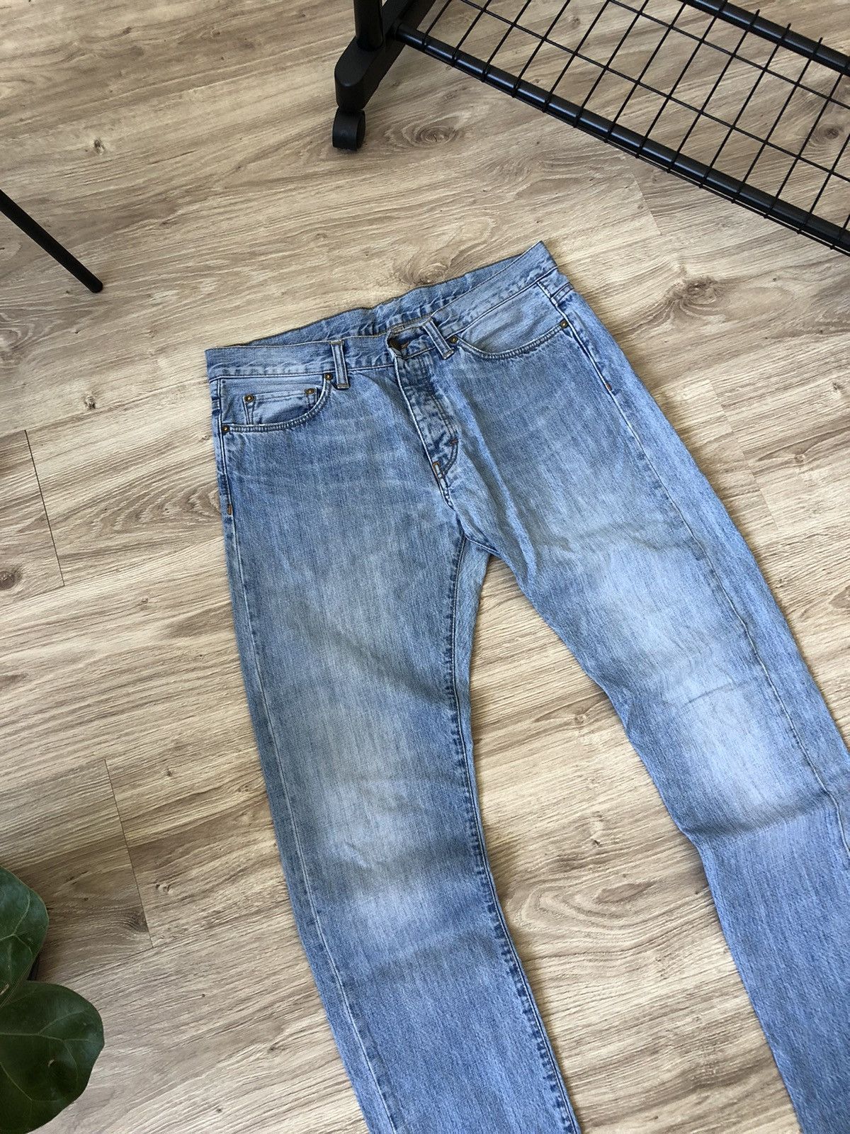 Carhartt × Carhartt Wip × Vintage Vintage Carhartt WIP Light Wash Denim Murphy Pant Jeans Size US 32 / EU 48 - 8 Thumbnail