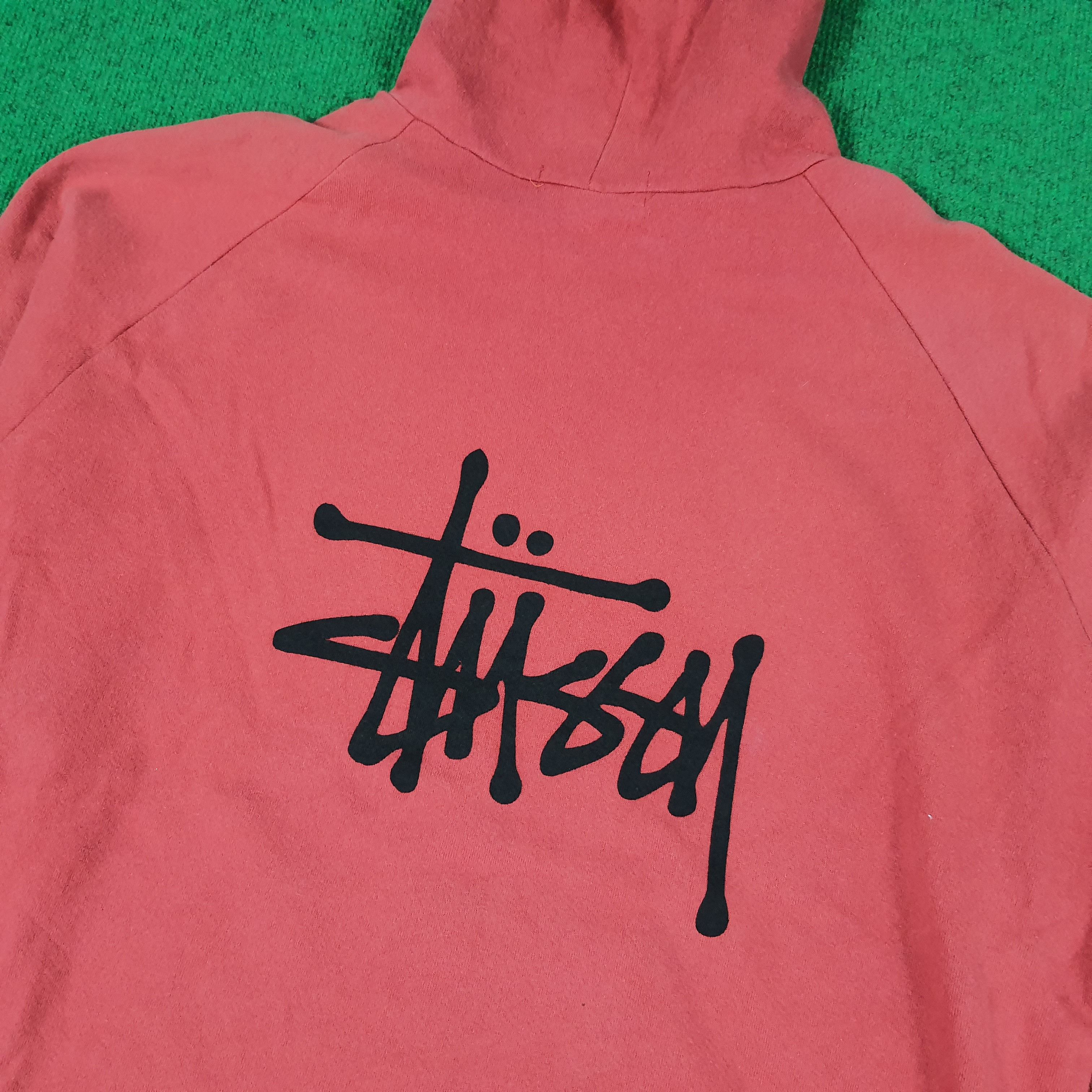 Stussy × Vintage Vintage Stussy LG Custom Zipper Hoodie Size US XL / EU 56 / 4 - 2 Thumbnail