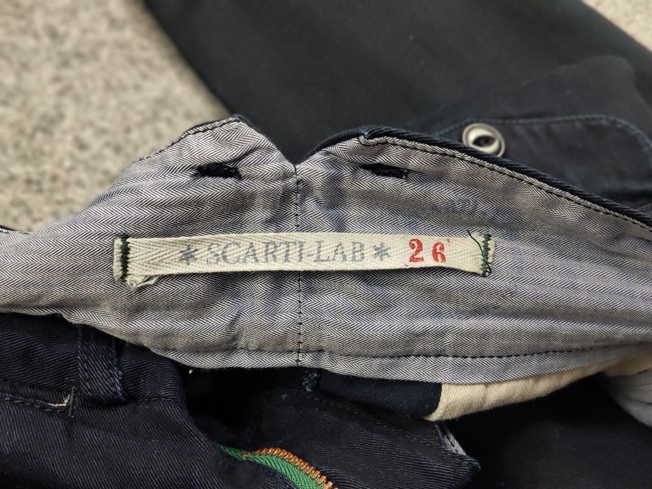 Scarti-Lab Vintage Scarti Lab Blue Denim Trouser Jeans Japan Style Size US 29 - 15 Thumbnail