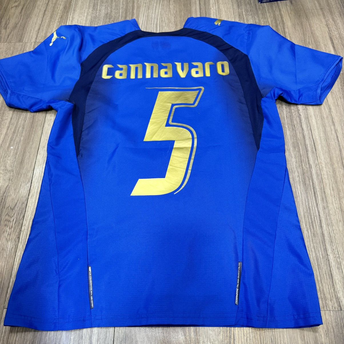 Puma Italy World Cup 2006 home shirt #5 Cannavaro Size US XL / EU 56 / 4 - 2 Thumbnail