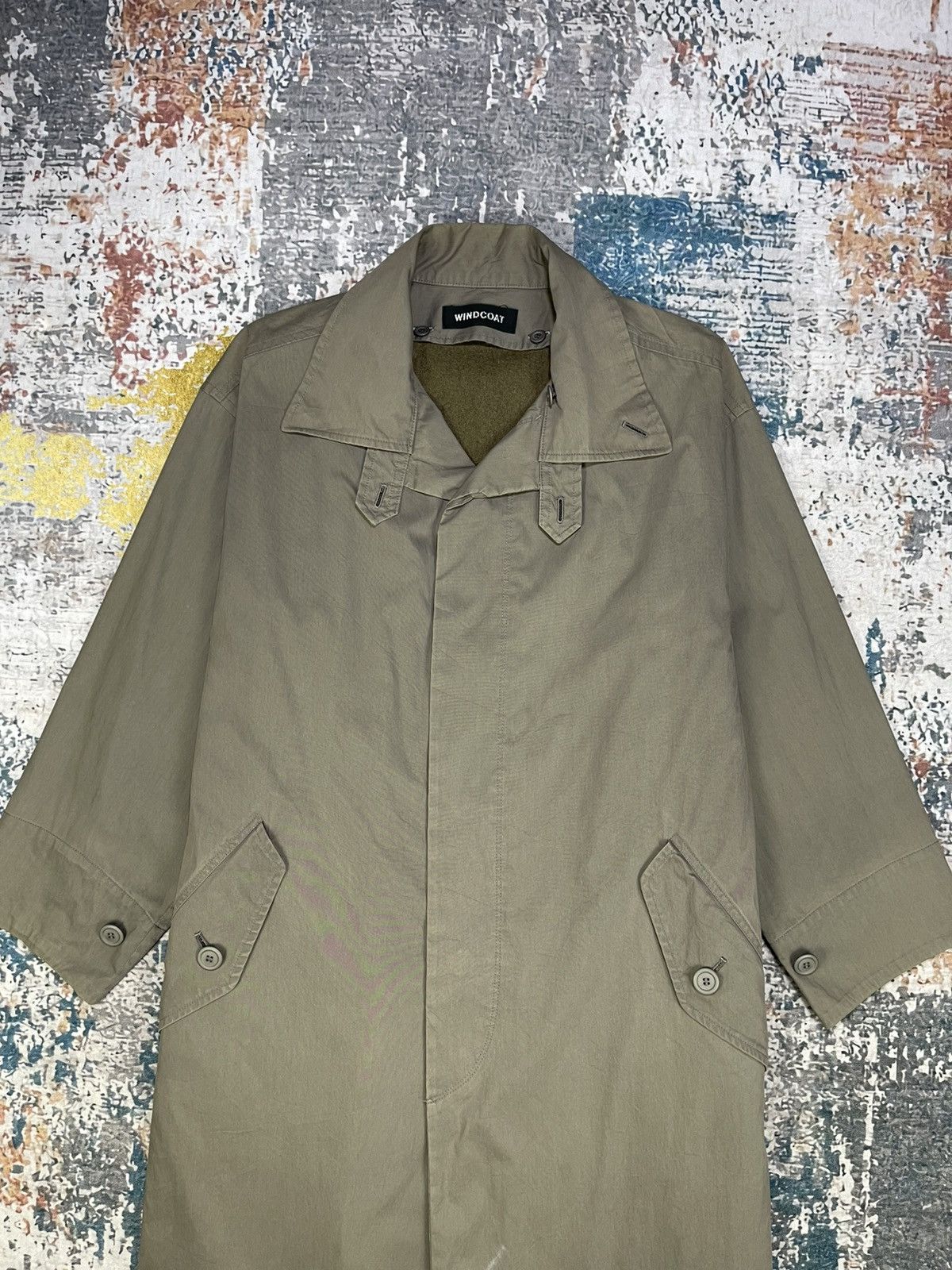 Issey Miyake SS 2002 Issey Miyake Windcoat Trench Jacket Size US M / EU 48-50 / 2 - 5 Thumbnail