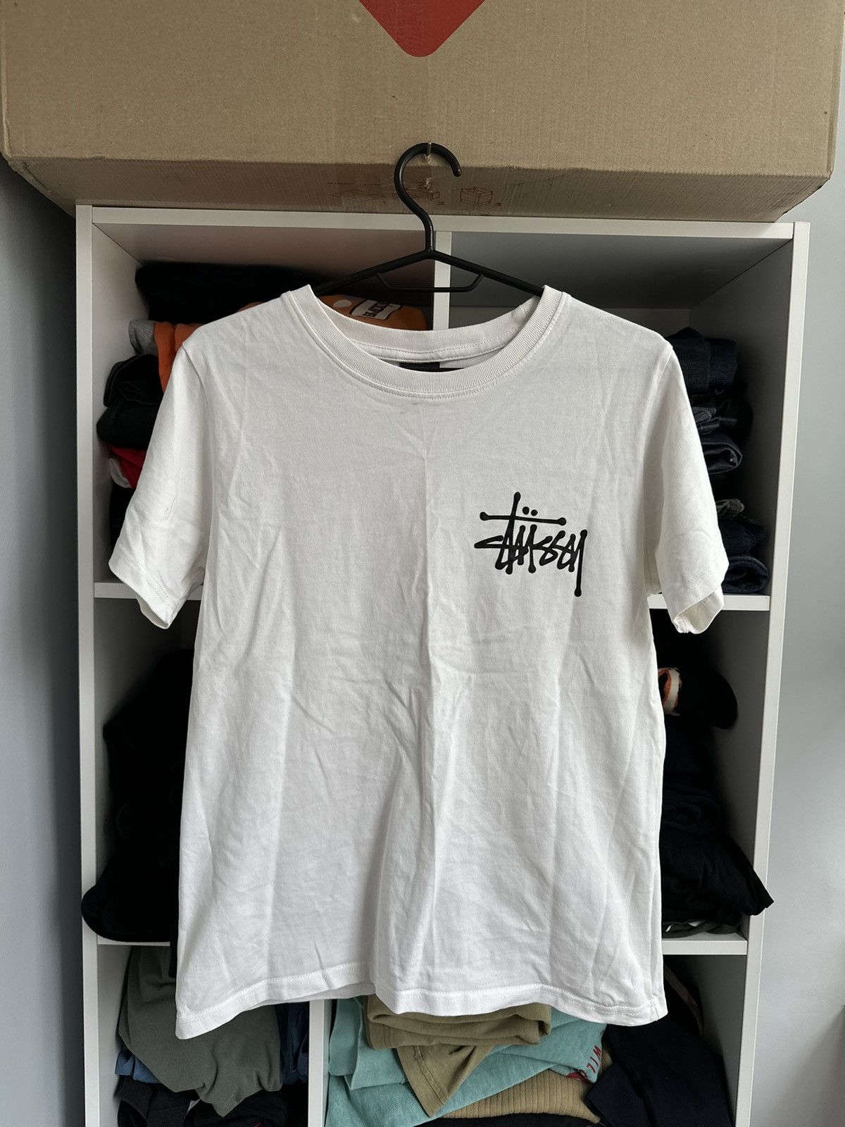 Stussy 🔥VINTAGE STUSSY BIG PAINTED LOGO T-SHIRT🔥 Size US S / EU 44-46 / 1 - 5 Thumbnail