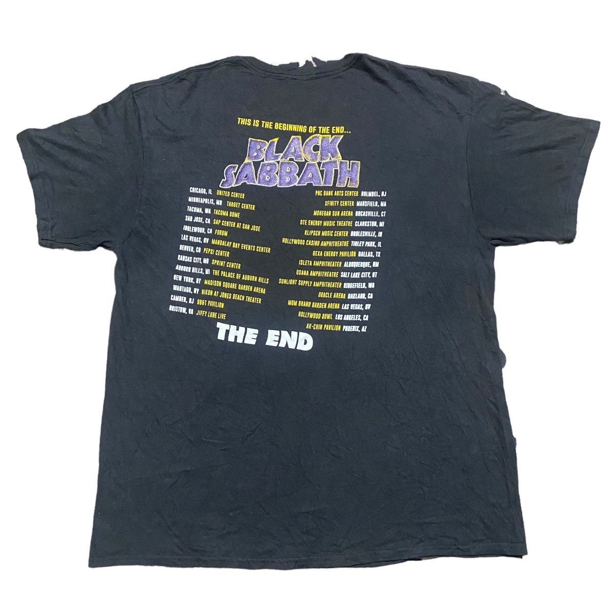 Black Sabbath ©️2016 Black Sabbath Tour Shirt The End Ozzy Osbourne Size US XL / EU 56 / 4 - 2 Thumbnail