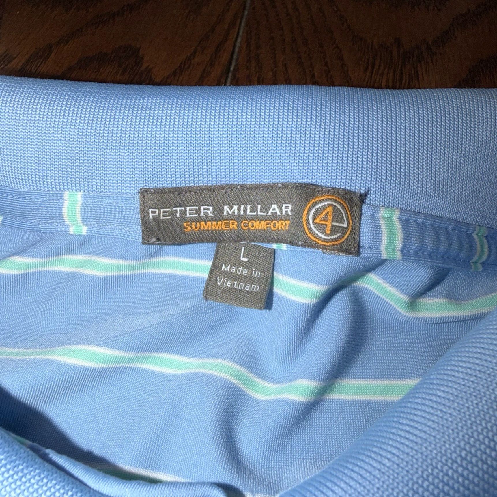 Peter Millar Peter Millar Polo Men M Oakmont OCC Striped Blue Green Multicolor Golf Shirt Summer Comfort Sports Classic Size US M / EU 48-50 / 2 - 3 Thumbnail