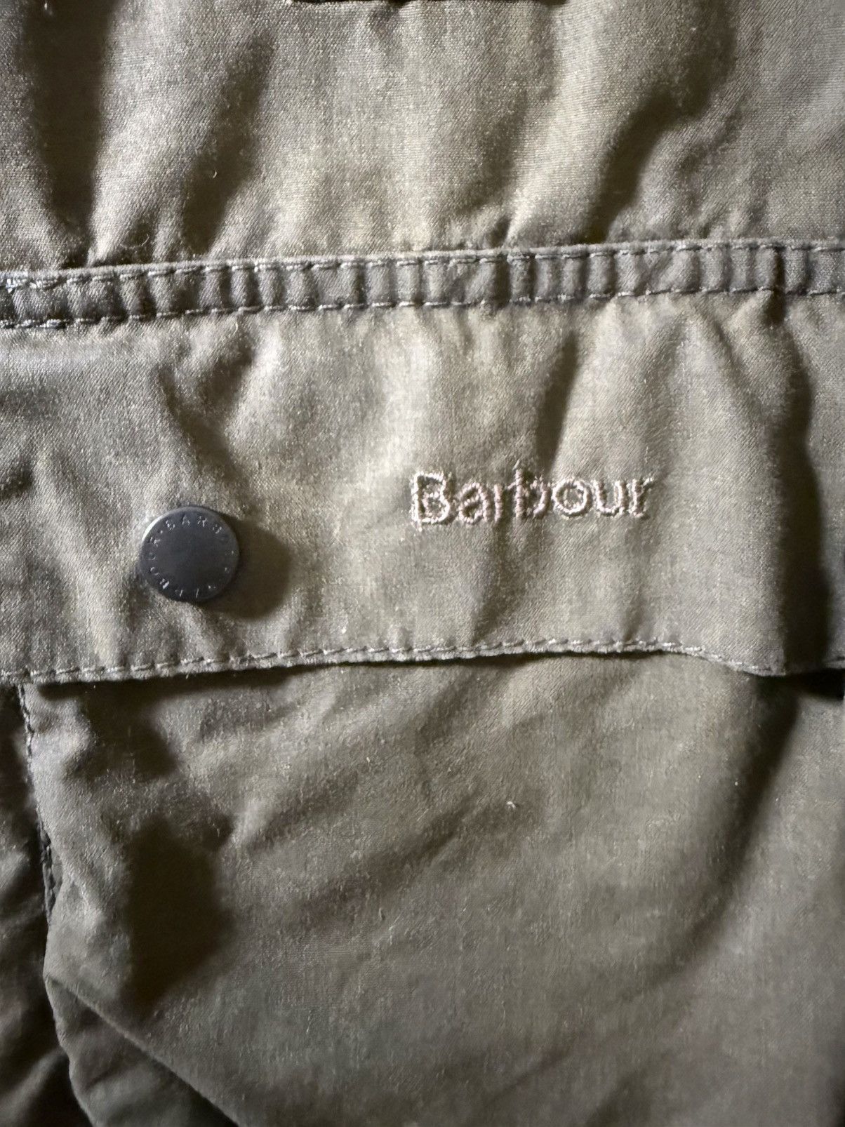 Barbour Barbour Classic Beaufort Women’s XXL Olive Wax Jacket Size XXL / US 16-18 / IT 52-54 - 6 Thumbnail