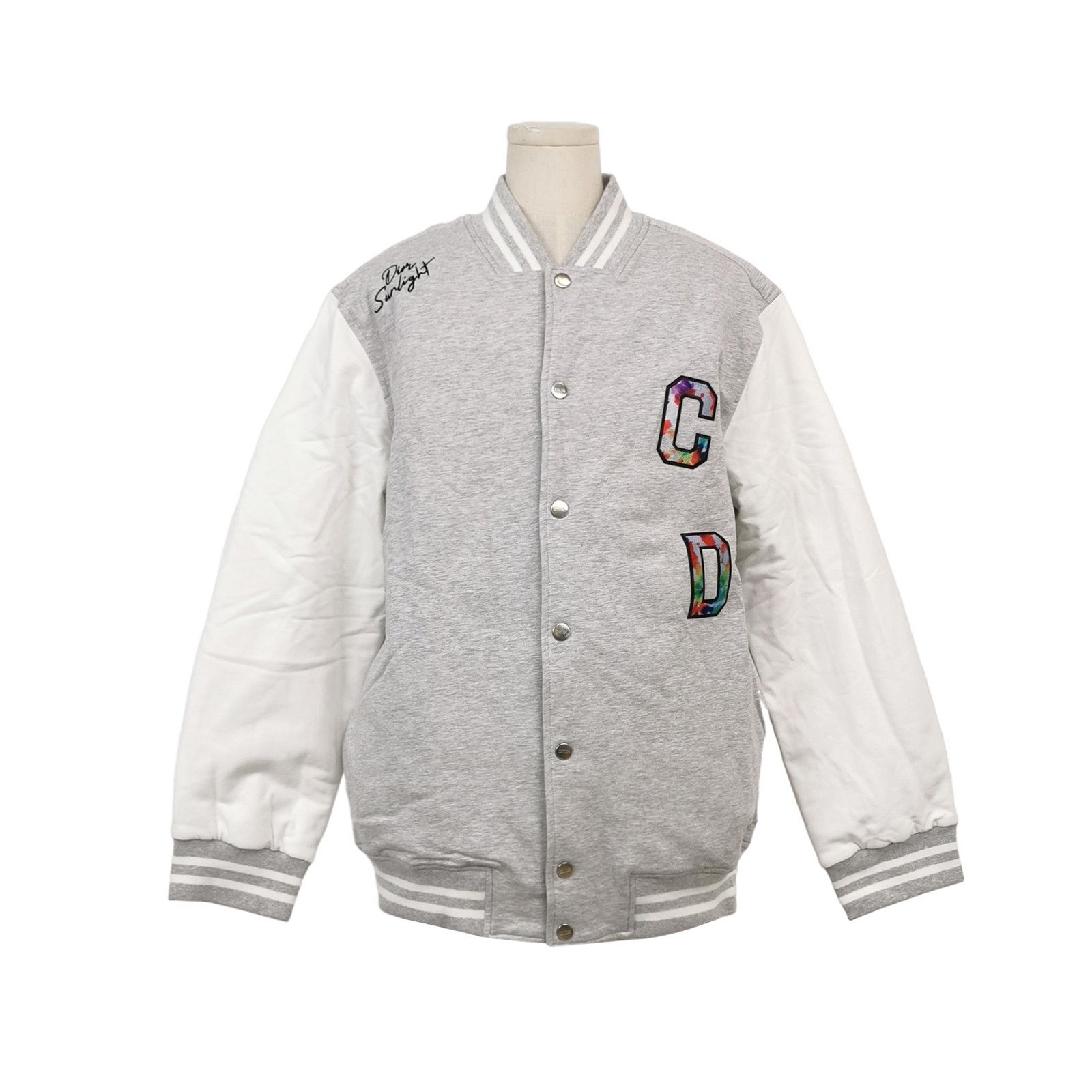Dior Dior Kids Gray Varsity Letter Logo Cotton Jacket Size US XS / EU 42 / 0 - 1 Thumbnail