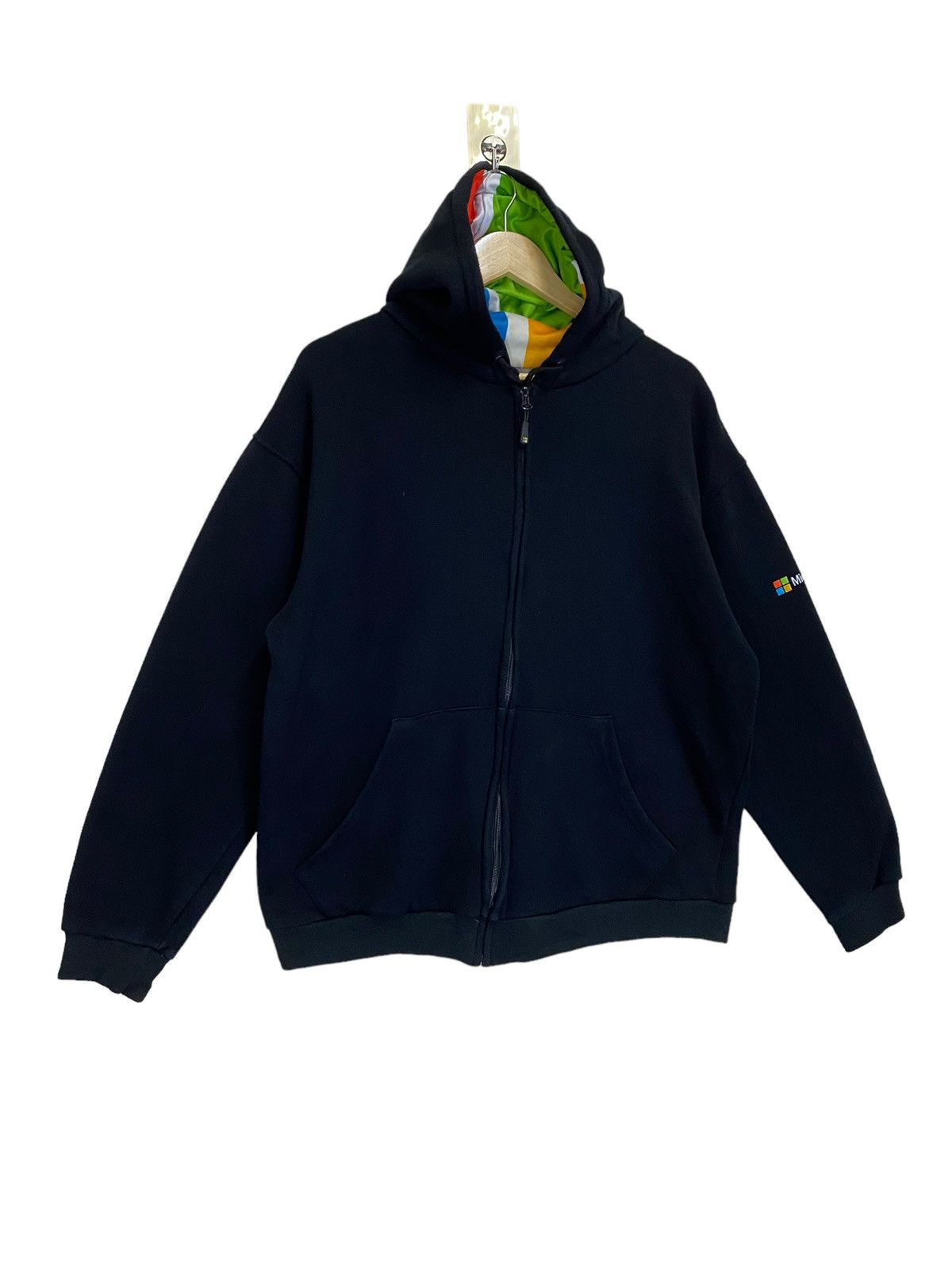 Microsoft Microsoft Small Logo Hoodies Baggy Size M Size US M / EU 48-50 / 2 - 2 Thumbnail