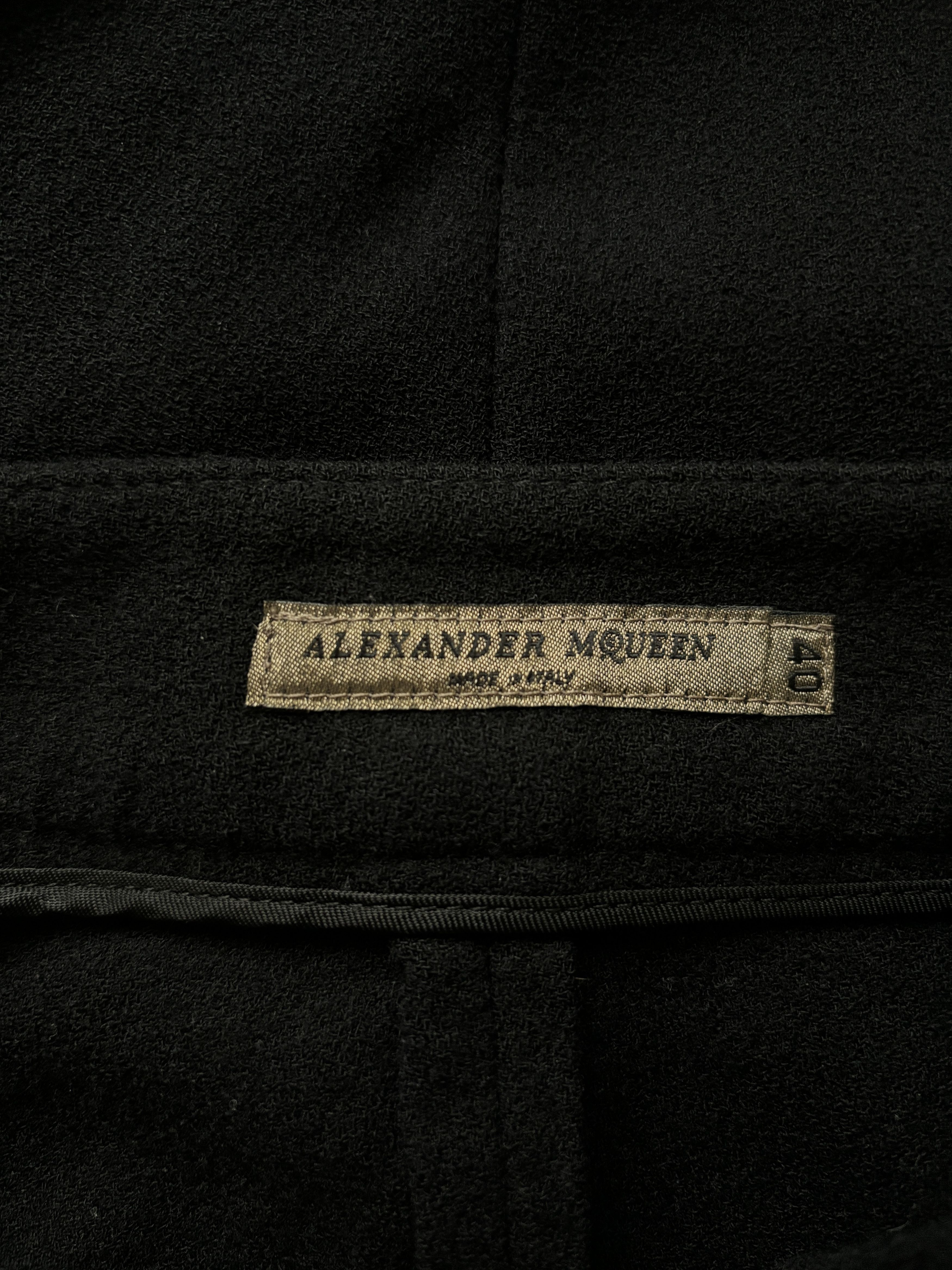 Alexander McQueen ⚡️QUICK SALE⚡️2008 Alexander McQueen Black Pants Trousers Size 27" / US 4 / IT 40 - 3 Thumbnail