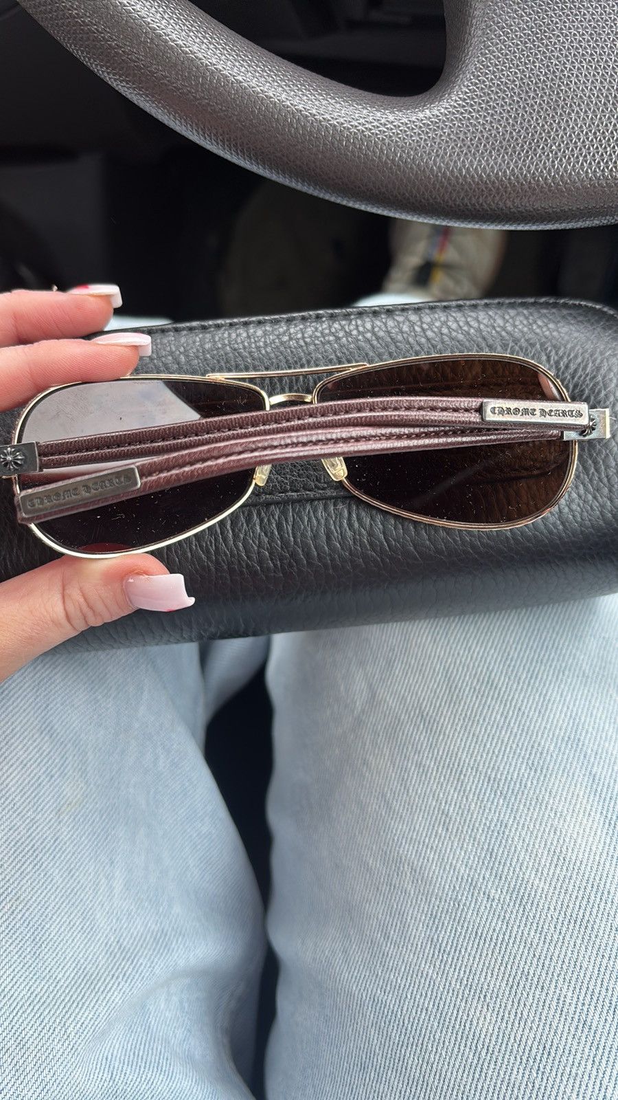 Chrome Hearts Chrome Hearts “Red Riot” aviator sunglasses. Size ONE SIZE - 1 Thumbnail