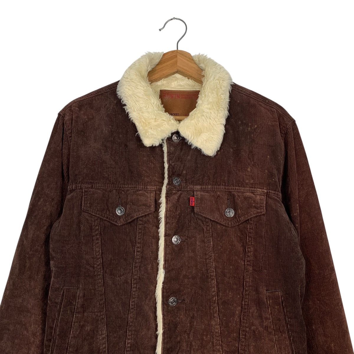 Edwin Edwin 503 Corduroy Sherpa Trucker Jacket Size US S / EU 44-46 / 1 - 2 Thumbnail