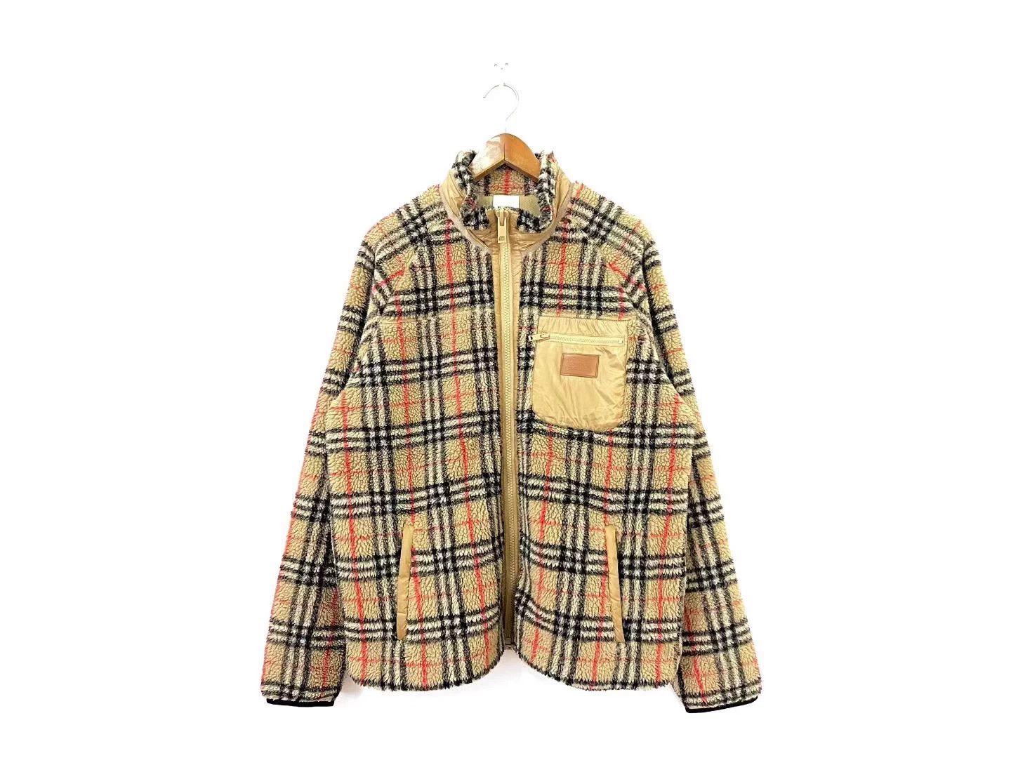 Burberry Burberry Check Polar Fleece Teddy Jacket M Size US M / EU 48-50 / 2 - 1 Thumbnail
