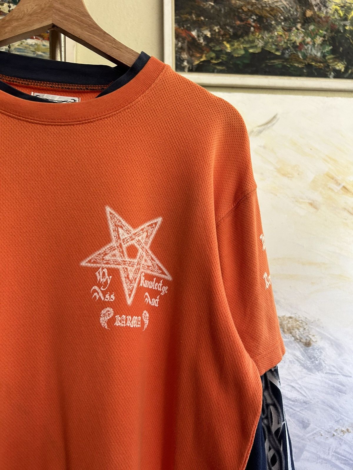 If Six Was Nine Y2k Affliction Fire Long Sleeve Size US M / EU 48-50 / 2 - 7 Thumbnail