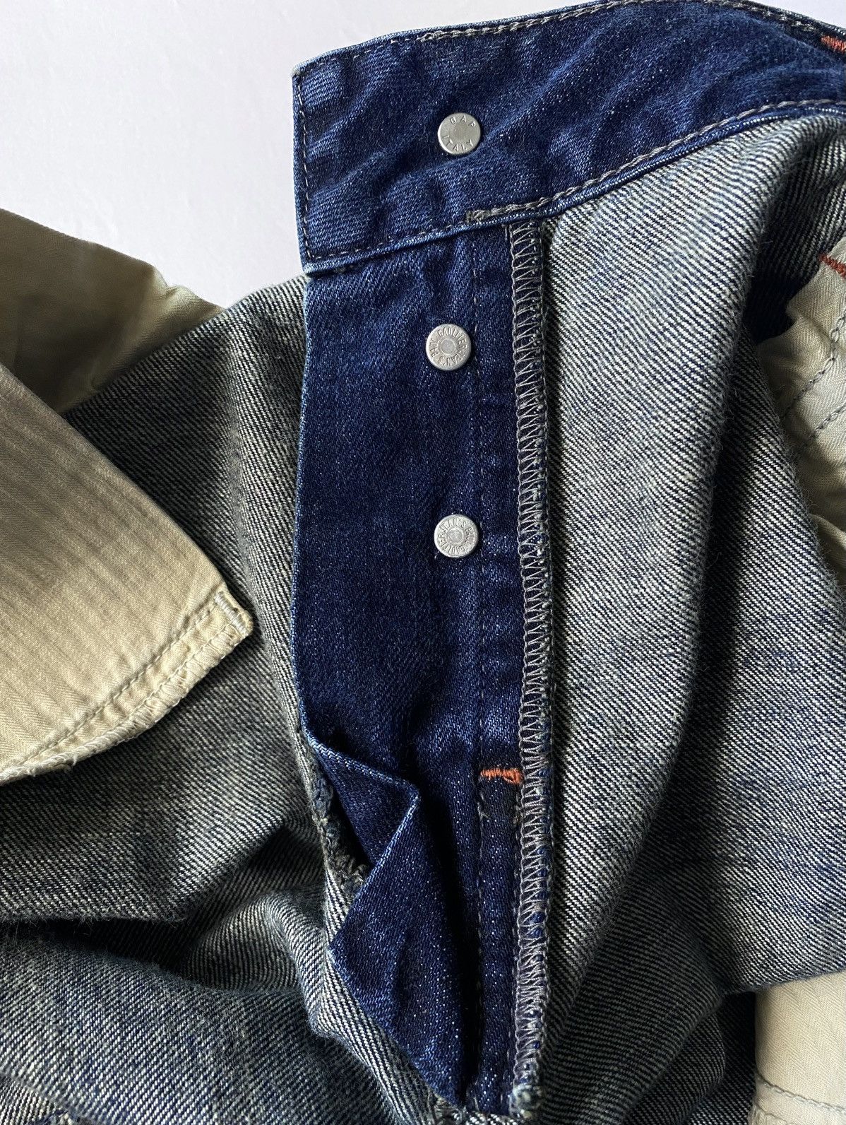 Jean Paul Gaultier Jean’s Paul Gaultier JPG Distressed Denim Metal Logo Archive Size US 36 / EU 52 - 23 Thumbnail