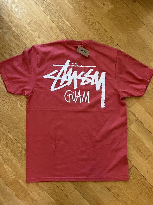 Stussy 2023 ULTRA RARE Stussy Guam shirt pepper (red pink salmon