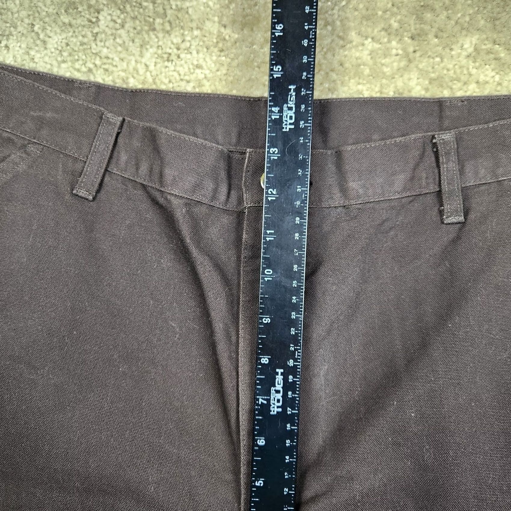 Carhartt VINTAGE Carhartt Pants Mens Carpenter Canvas Wide-Leg 30x40 Brown Duck Washed Utility Work B121 Size US 40 / EU 56 - 7 Thumbnail