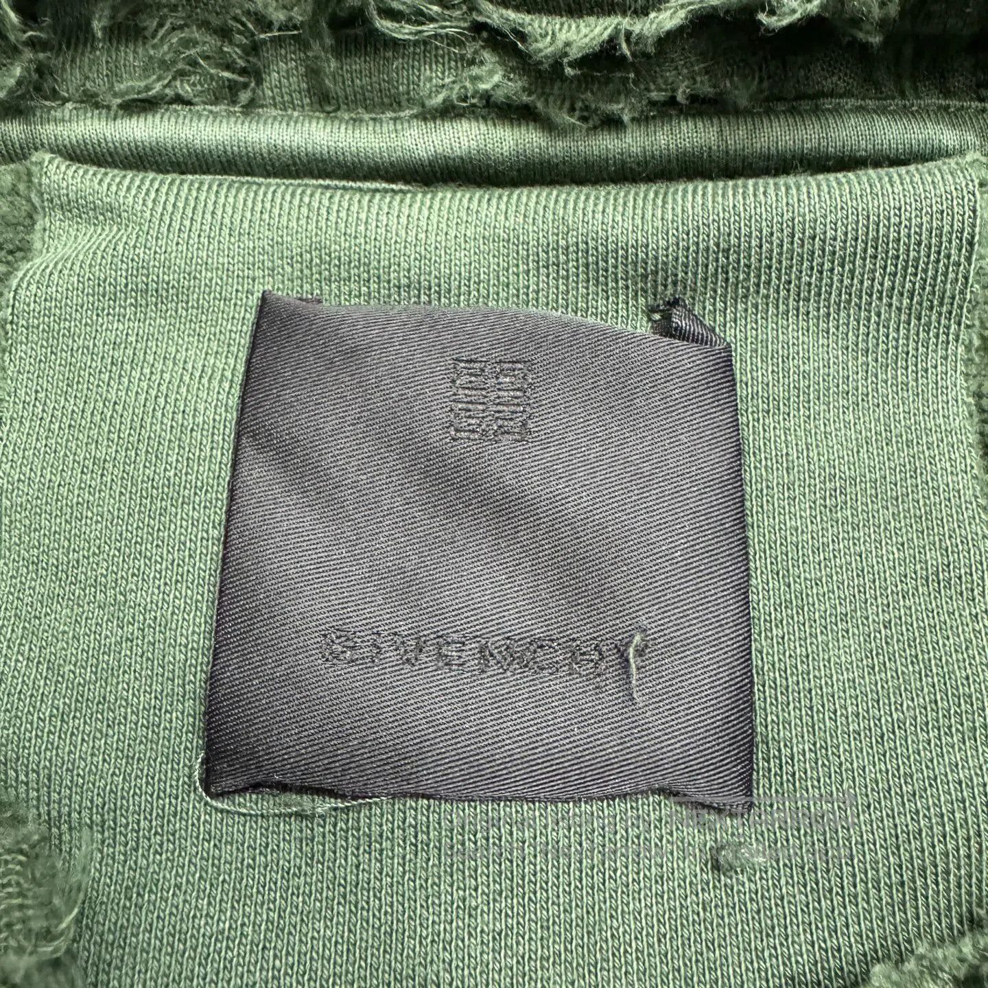 Givenchy Givenchy Faded, eroded, and aged-style hooded hoodie| Size US M / EU 48-50 / 2 - 3 Thumbnail