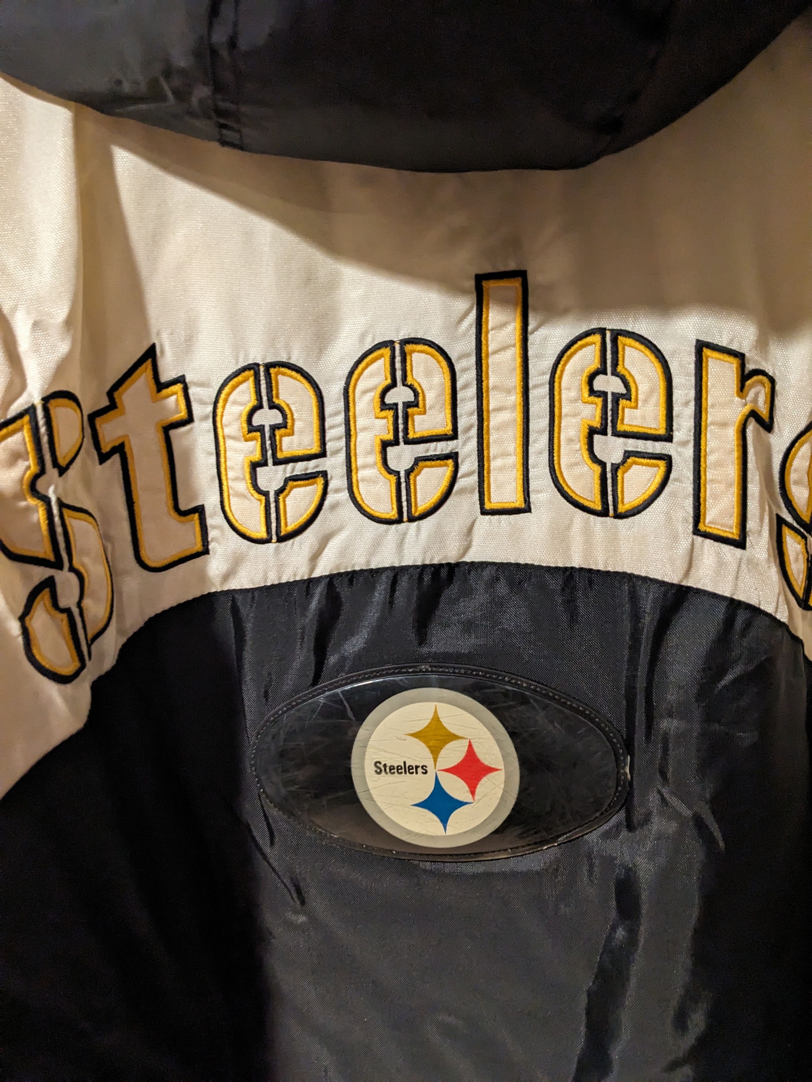 Pro Player × Vintage Vintage 90s Pittsburgh Steelers NFL Pro Player Jacket Size US XL / EU 56 / 4 - 2 Thumbnail