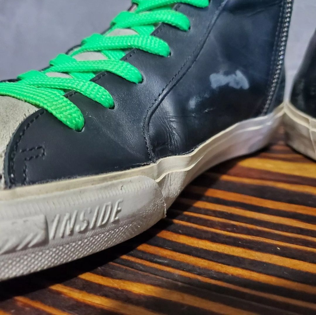 Golden Goose Golden Goose Slide High Top Sneaker 38 Rainbow Black Size US 8 / IT 38 - 9 Thumbnail