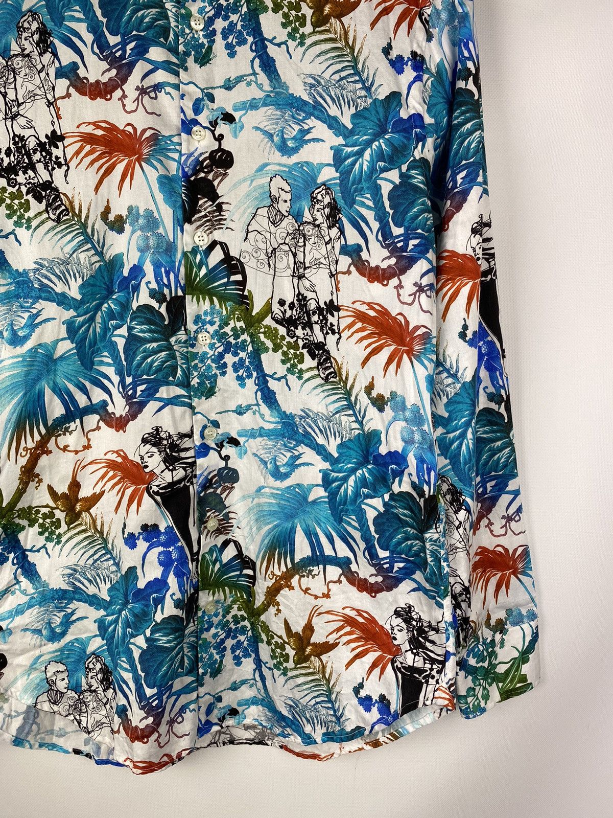 Etro Etro men’s long sleeve overprinted button up shirt size 39 Size US L / EU 52-54 / 3 - 6 Thumbnail