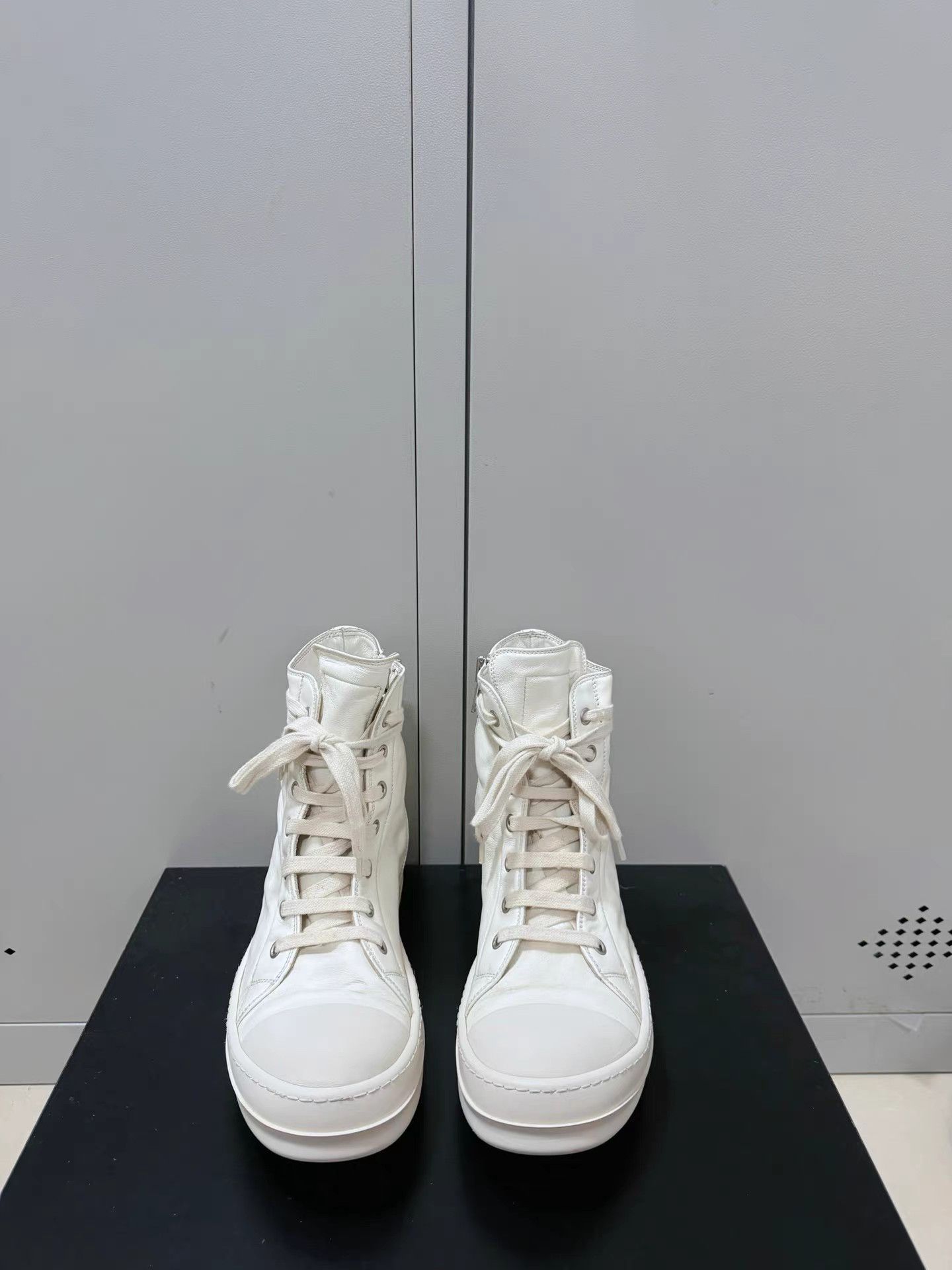 Rick Owens Rick Owens leather Converse high-top sneakers Size US 9 / IT 39 - 2 Thumbnail
