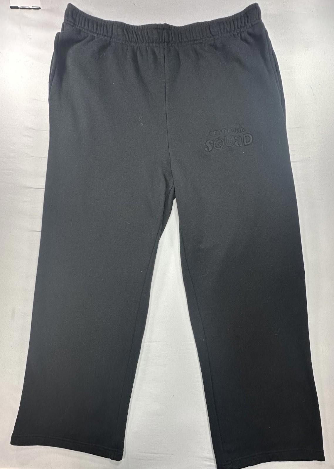 Other Bella Canvas Fleece Straight Leg Sweatpants Black Womens 2XL Size 42" / US 20 - 1 Thumbnail