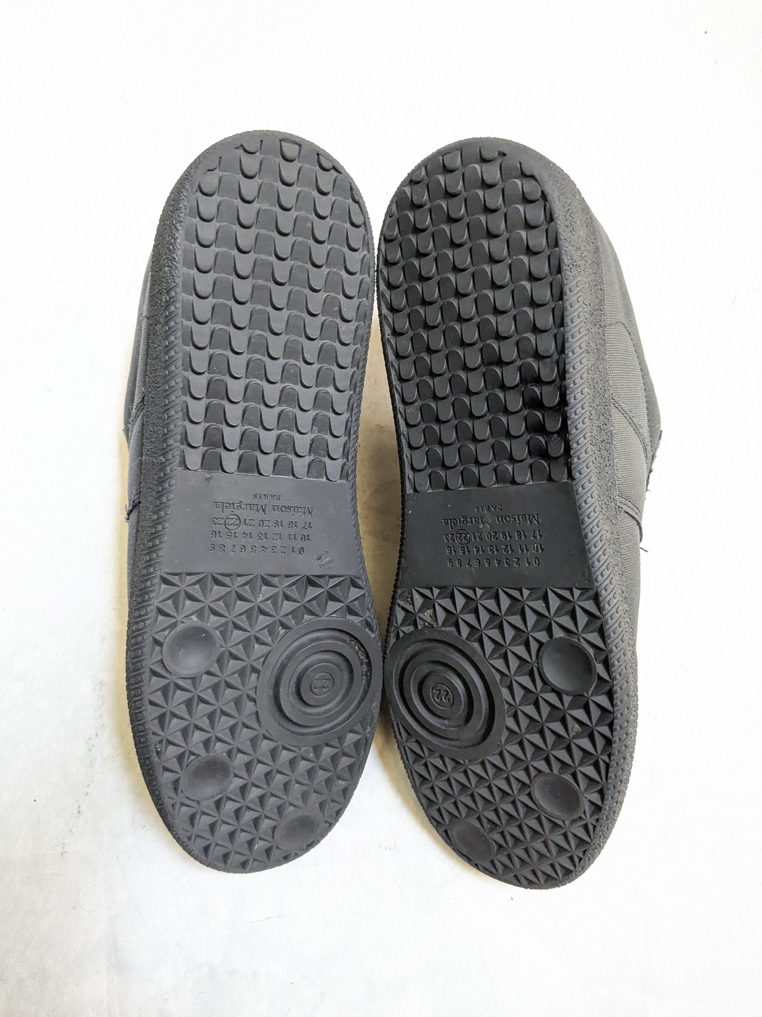 Maison Margiela Maison Margiela GAT Replica Black 10 43 Canvas Low Size US 10 / EU 43 - 13 Thumbnail