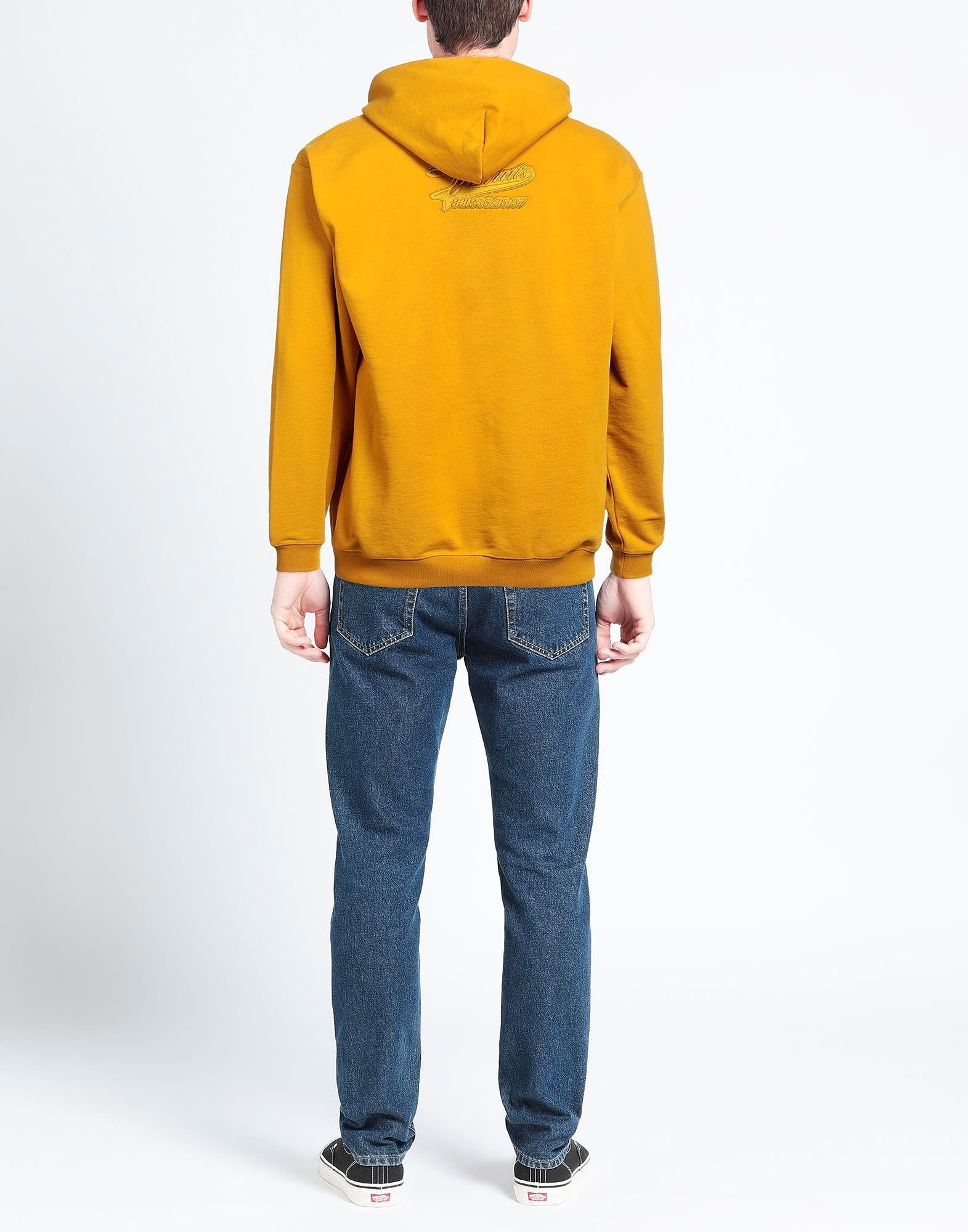 Vetements Mustard Embroidered VTMNTS College Logo Hoodie Size S / US 4 / IT 40 - 3 Thumbnail