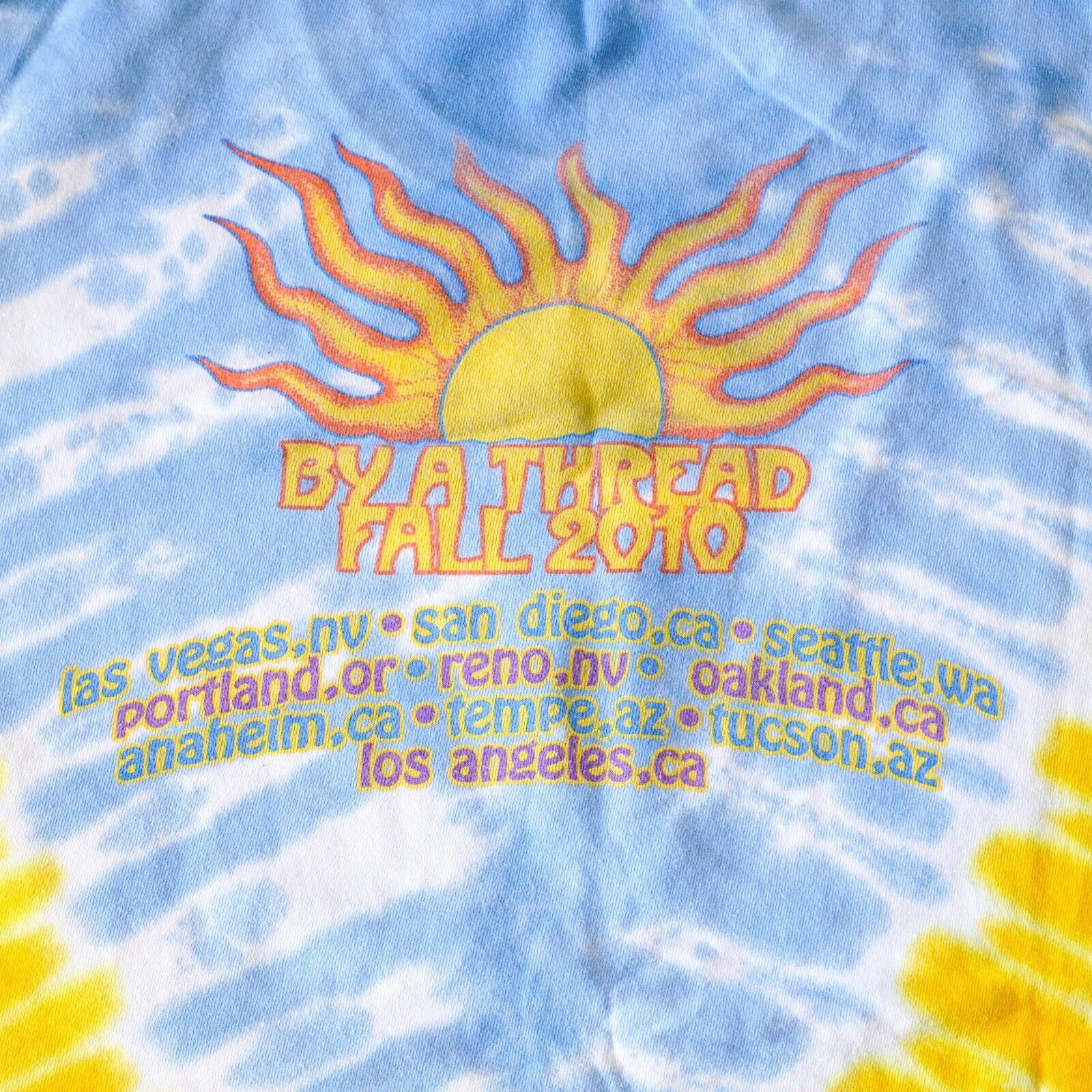 Other Gov't Mule By A Thread 2010 Tour Band Tee Tie Dye T-Shirt XL Size US XL / EU 56 / 4 - 7 Thumbnail