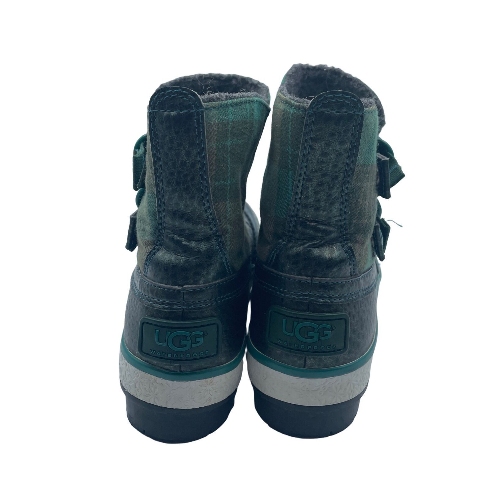 Ugg UGG Marais Waterproof Ankle Boot Green Plaid Womens Size 5 Size US 5 / IT 35 - 4 Thumbnail