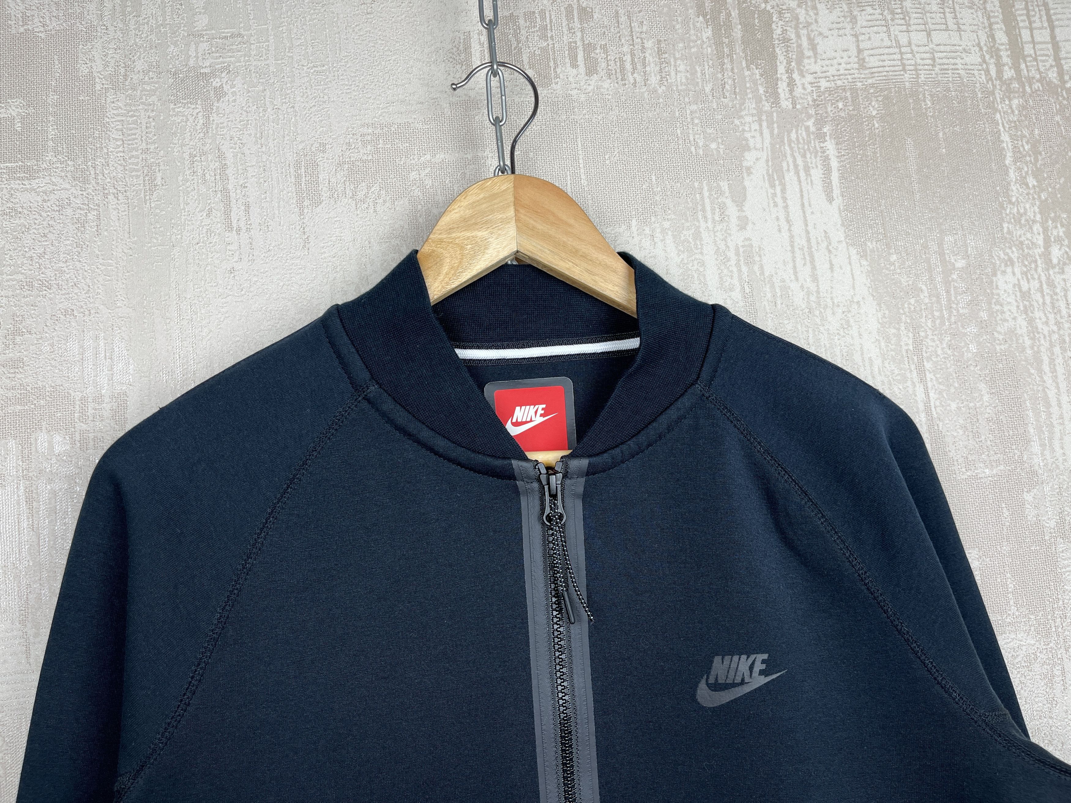 Nike Nike Tech Fleece Varsity Track Bomber Jacket Size US S / EU 44-46 / 1 - 2 Thumbnail