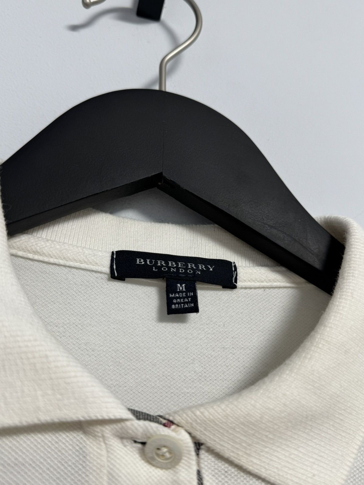 Burberry Burberry Women’s Ivory Polo Shirt Dress – Short Sleeve Size M / US 6-8 / IT 42-44 - 8 Thumbnail