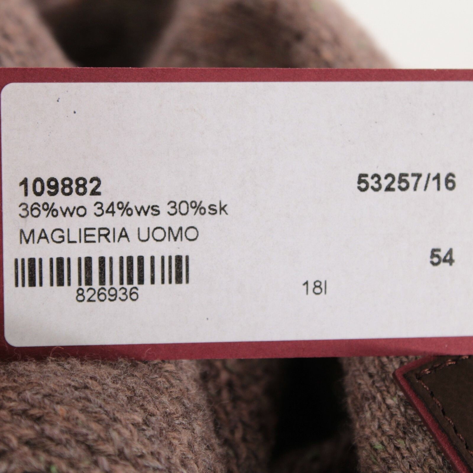 Luciano Barbera Luciano Barbera Jacket Size XL US In Brown Wool Blend Size US XL / EU 56 / 4 - 9 Thumbnail