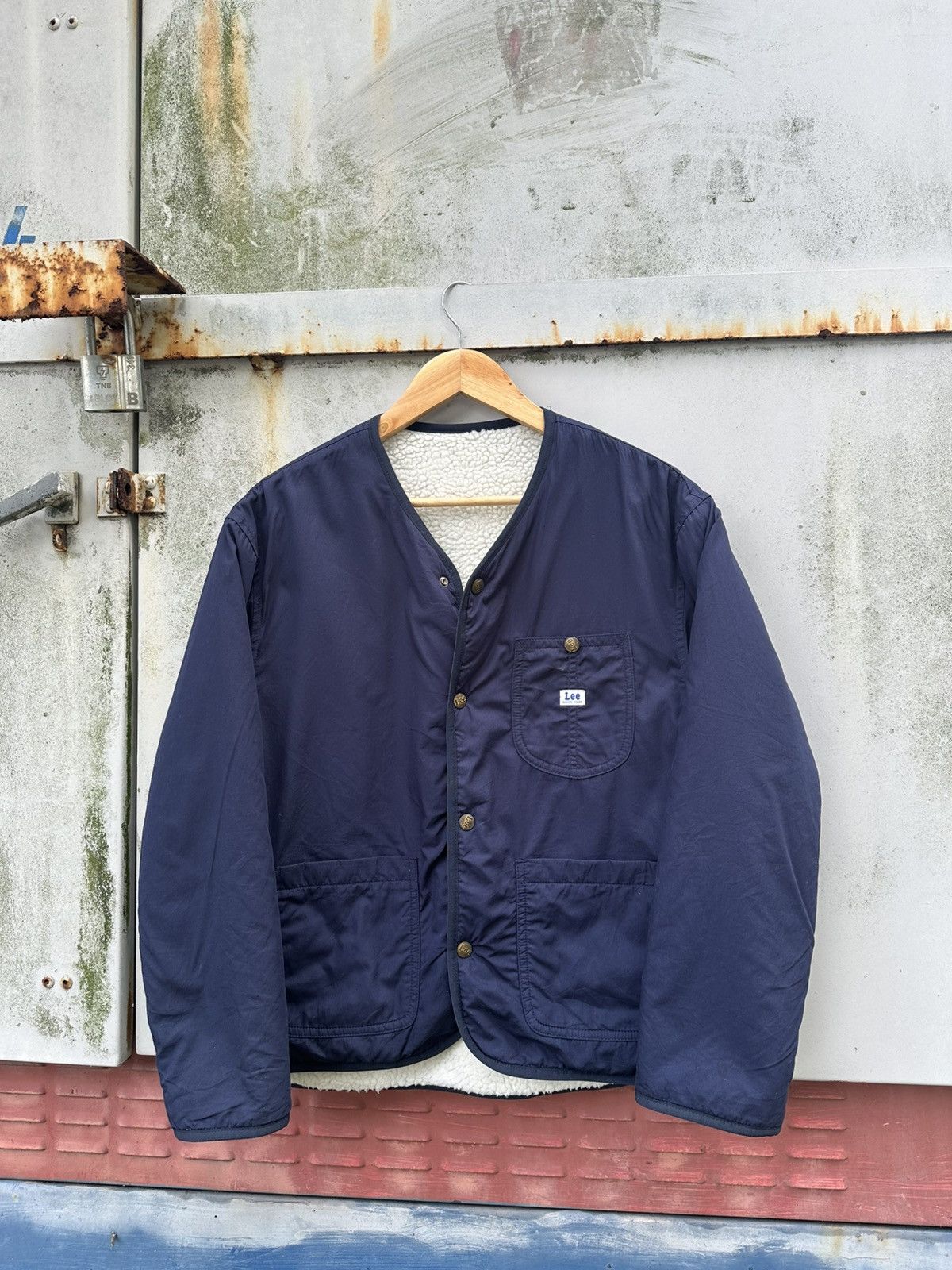 Lee 👹Lee Union Made Fleece Lined Utility Jacket Size US S / EU 44-46 / 1 - 1 Thumbnail