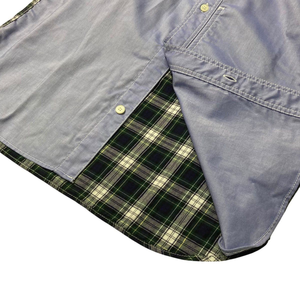 Comme des Garcons × Junya Watanabe AW18 Nylon Reflective Button Down Utility Shirt Size US XS / EU 42 / 0 - 6 Thumbnail