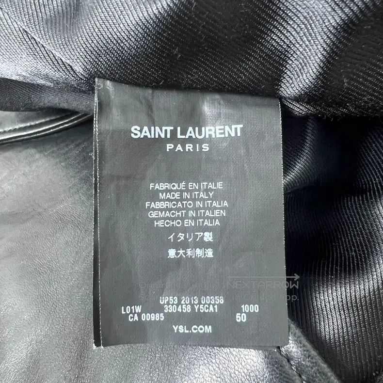 Saint Laurent Paris Saint Laurent Paris Black motorcycle leather jacket Size US M / EU 48-50 / 2 - 5 Thumbnail