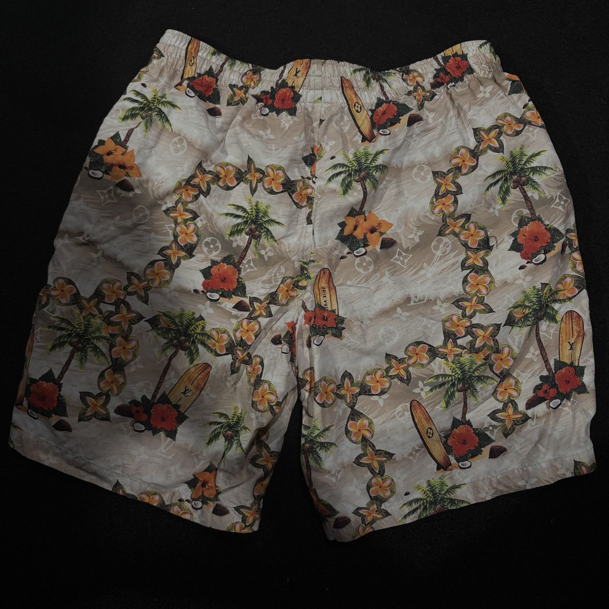 Louis Vuitton VERY RARE LOUIS VUITTON SAND BEACH PRINT SWIMSHORTS Size US 30 / EU 46 - 3 Thumbnail