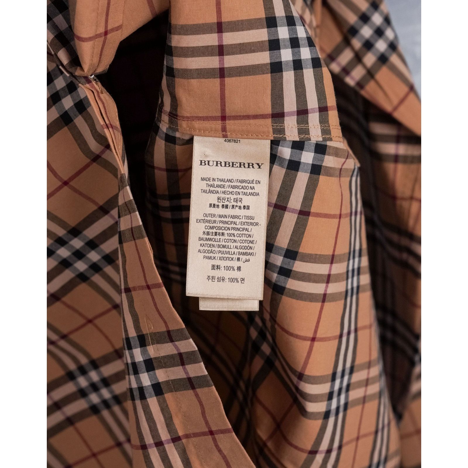 Burberry Rare burberry london brown nova check pattern cotton shirt Size XL / US 12-14 / IT 48-50 - 8 Thumbnail