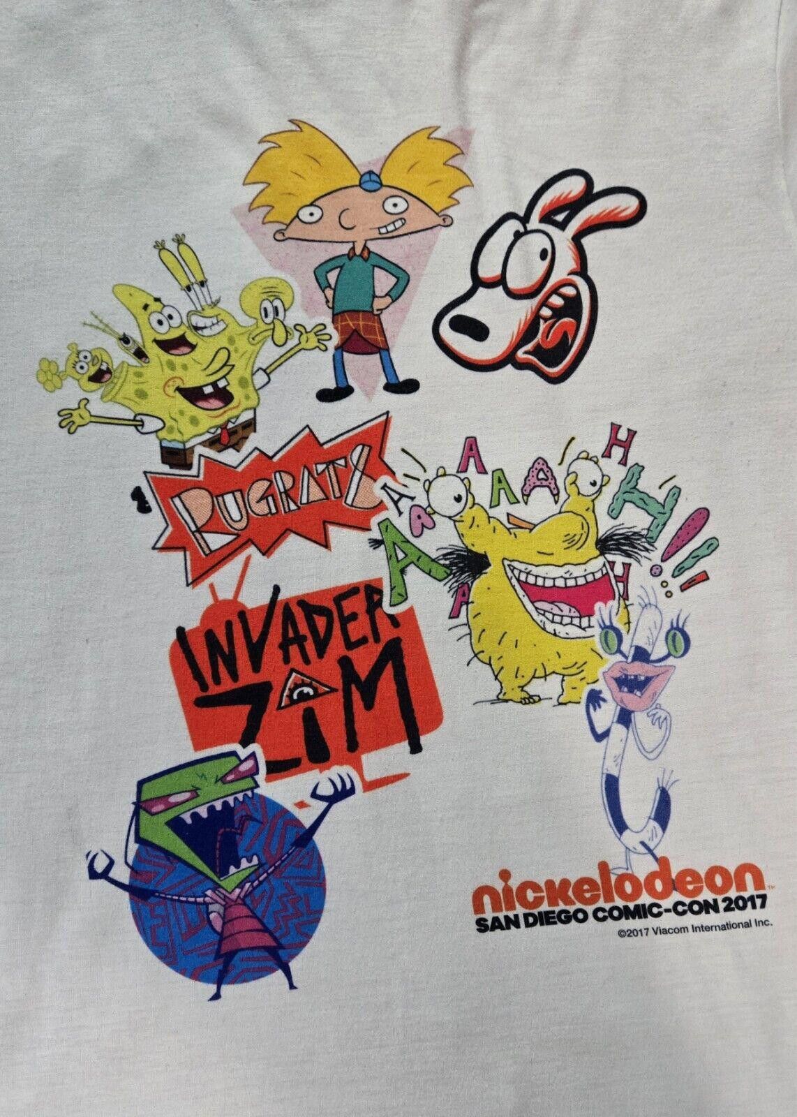 Gildan 2017 San Diego Comic-Con TShirt Spongebob Rugrats zim Size US M / EU 48-50 / 2 - 6 Thumbnail