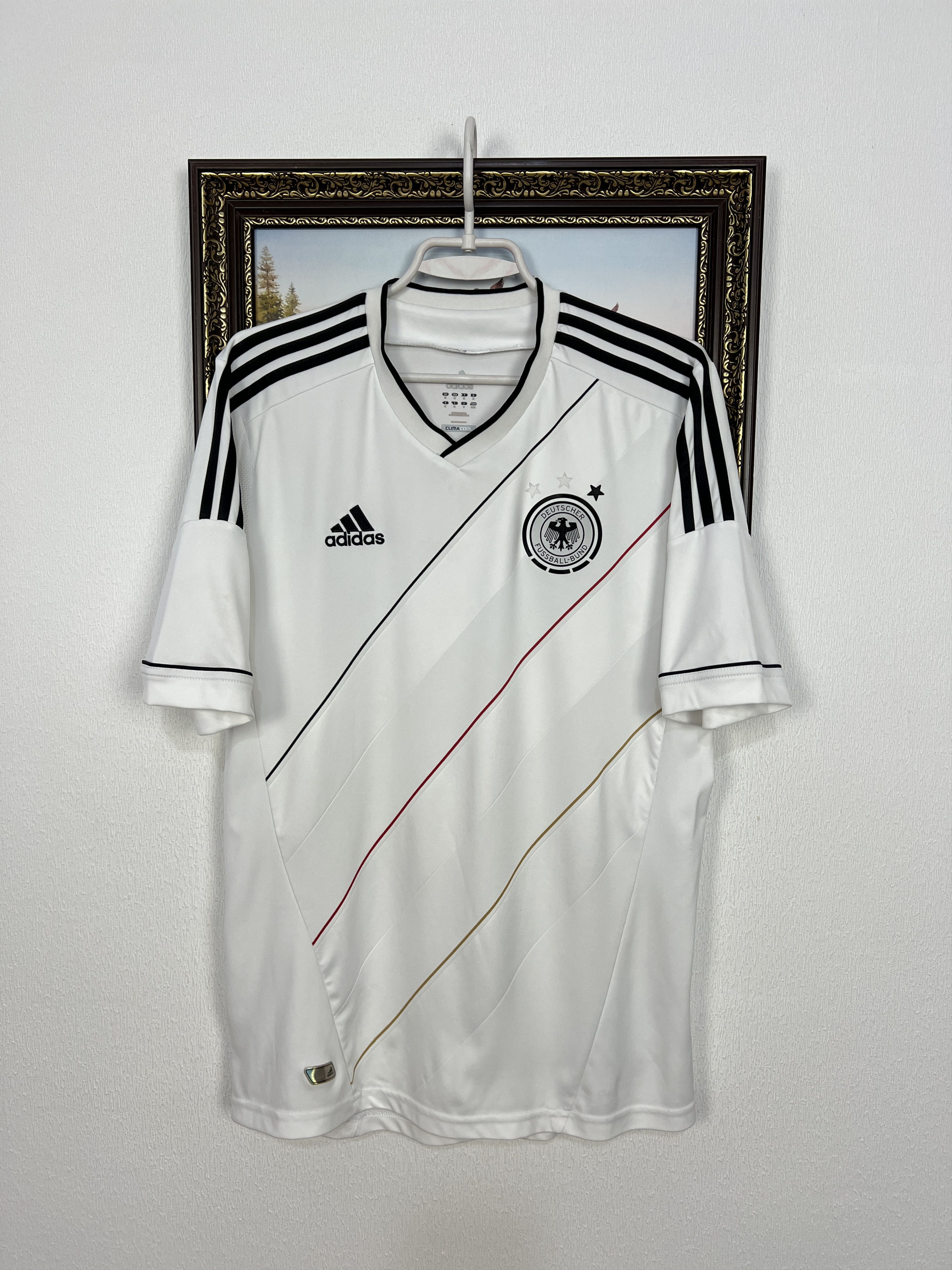 Adidas Germany Home football shirt 2012 Soccer Adidas Jersey Mens Size US M / EU 48-50 / 2 - 1 Thumbnail