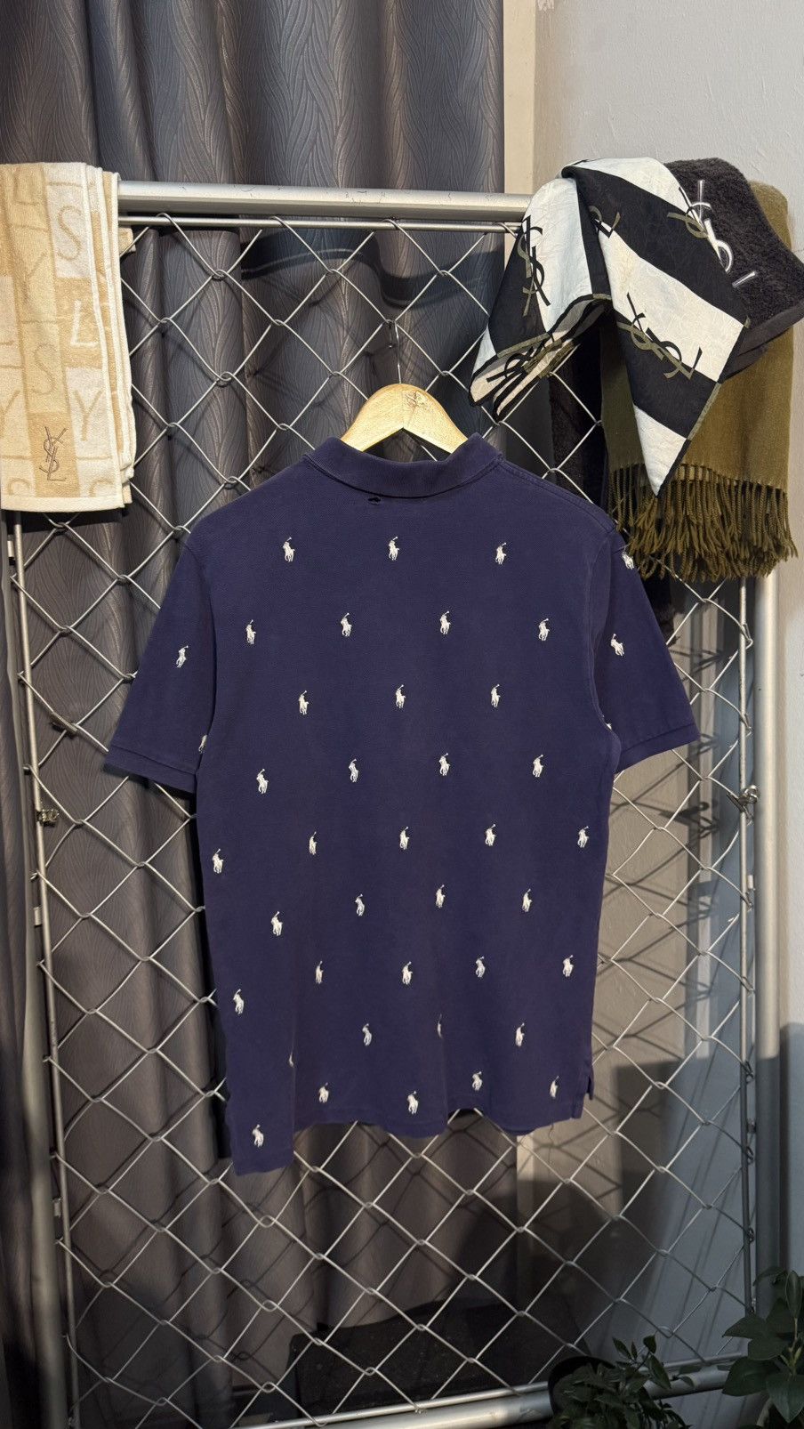 Polo Ralph Lauren Beautiful Sunfaded POLO RALPH LAUREN EMBROIDERED PONY LOGO Size US M / EU 48-50 / 2 - 2 Thumbnail