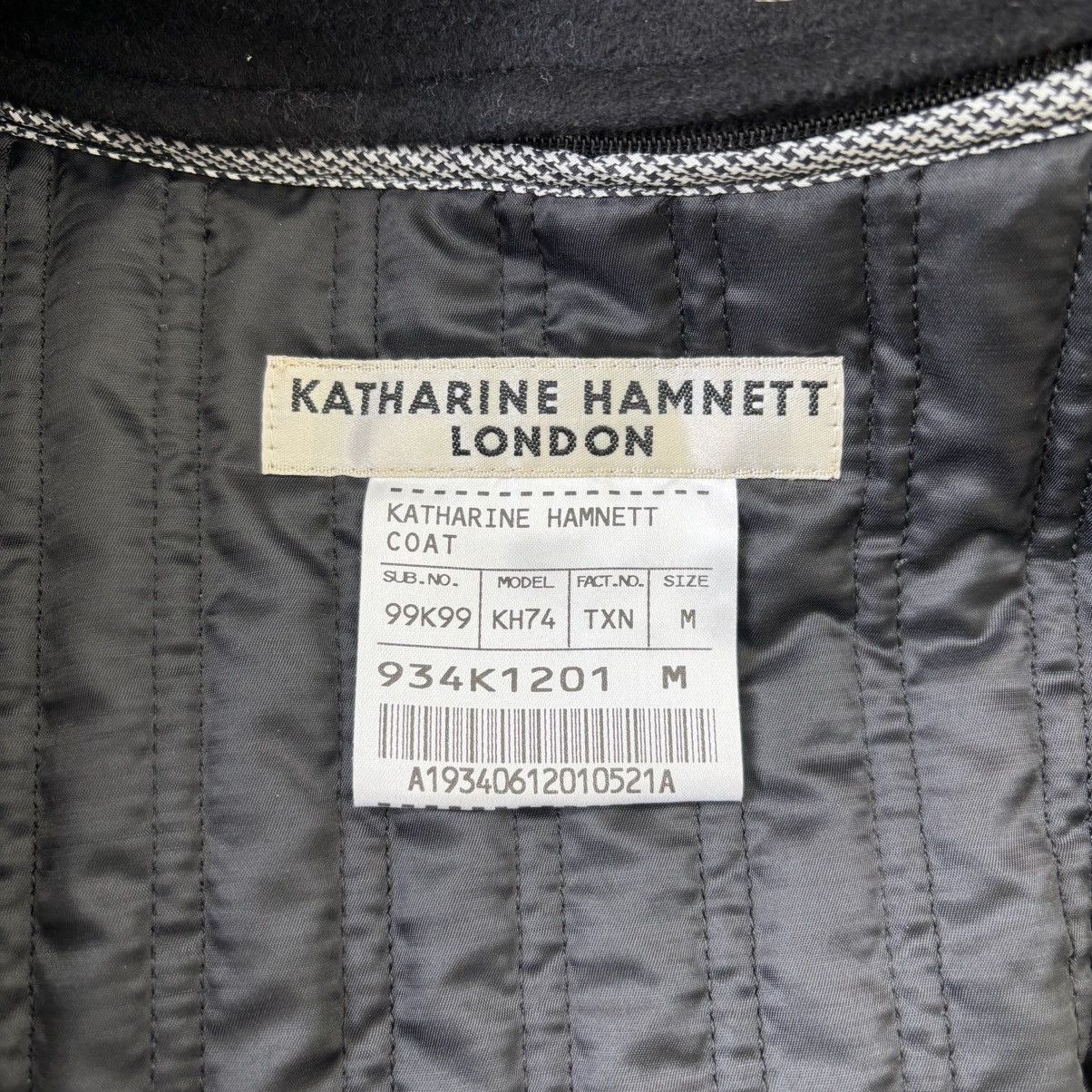 Katharine Hamnett London Belted Long Coat Size US M / EU 48-50 / 2 - 7 Thumbnail