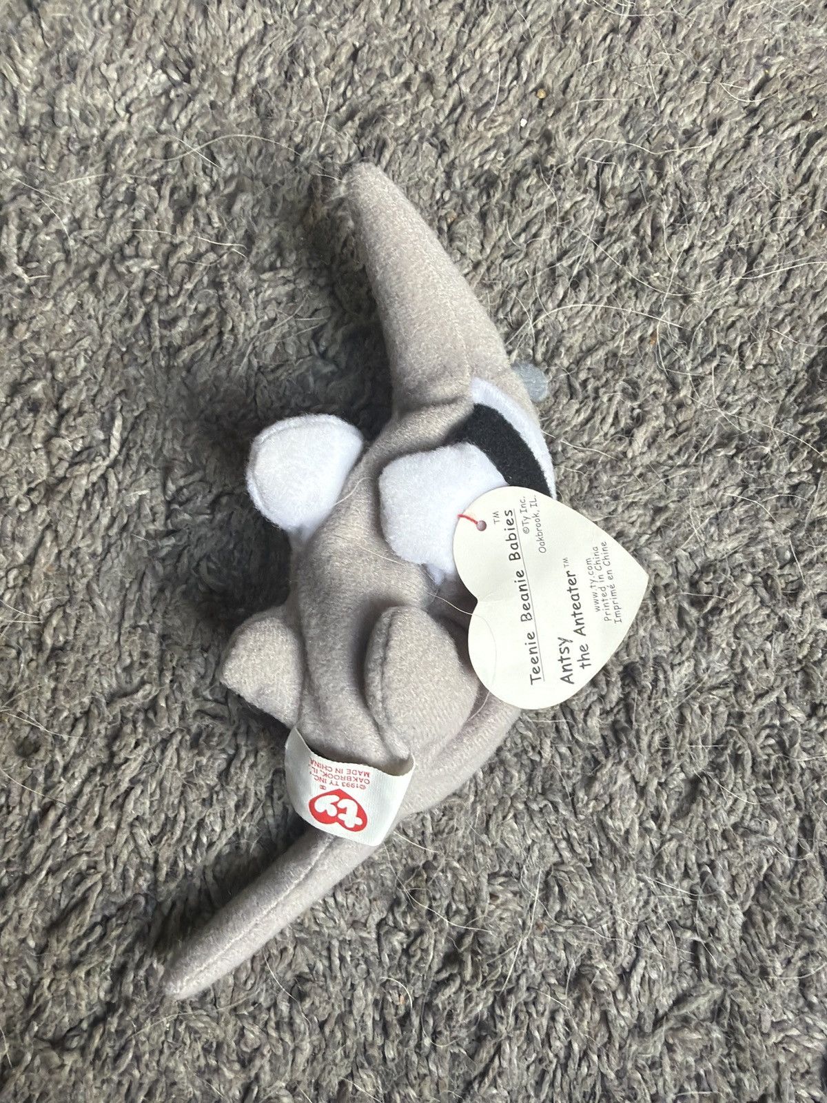 Vintage 1993 McDonald’s Ty Antsy The Anteater Teenie Beanie Baby Size ONE SIZE - 2 Thumbnail