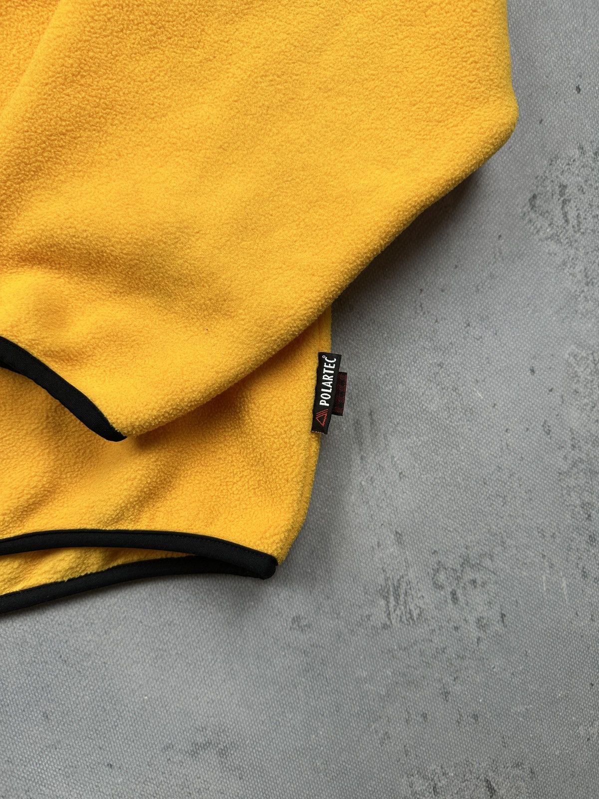 Woolrich Woolen Mills Woolrich Polartec Snap Fleece Pullover Yellow Black Trim USA Size US XL / EU 56 / 4 - 5 Thumbnail