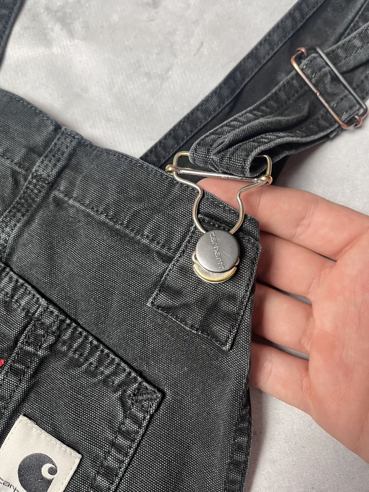 Carhartt VARY RARE Carhartt WIP Bib Overall Black Jeans Women’s S Size 27" / US 4 / IT 40 - 3 Thumbnail