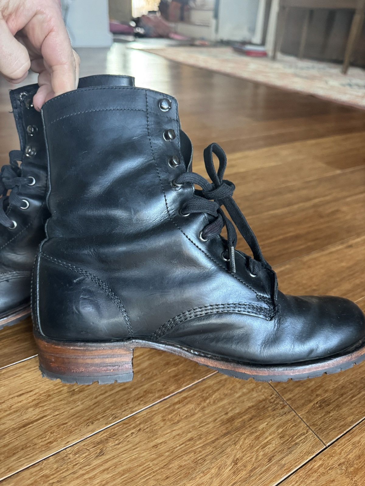 Wolverine Wolverine Vintage 1000 Mile Logger Boot Size 8.5 Black Size US 8.5 / EU 41-42 - 5 Thumbnail